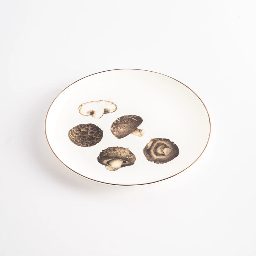 Pasar Botanica- Shiitake 8 Inch Plate