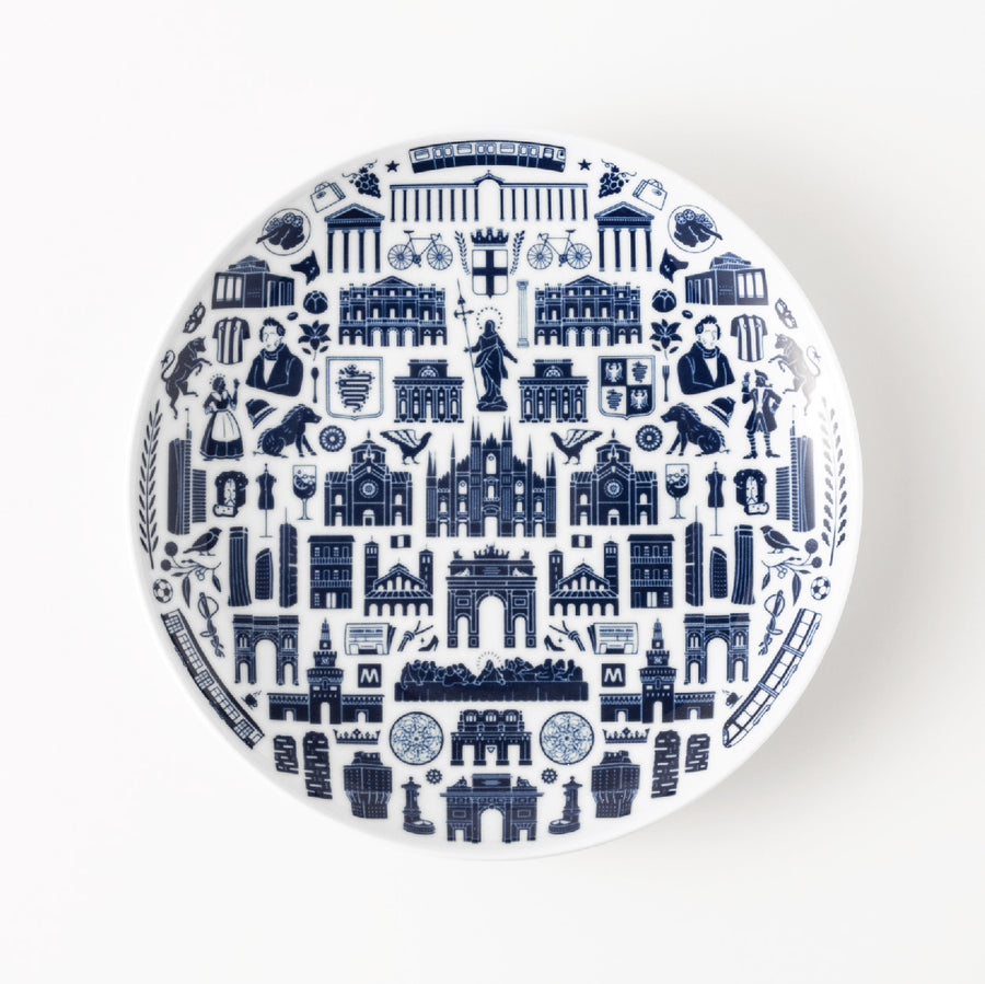 Milan Icons plate