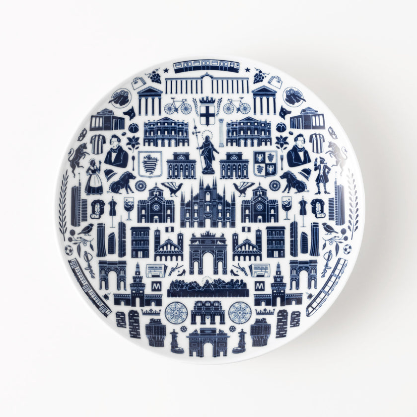 Milan Icons plate