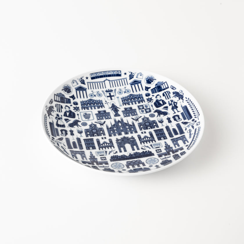 Milan Icons plate