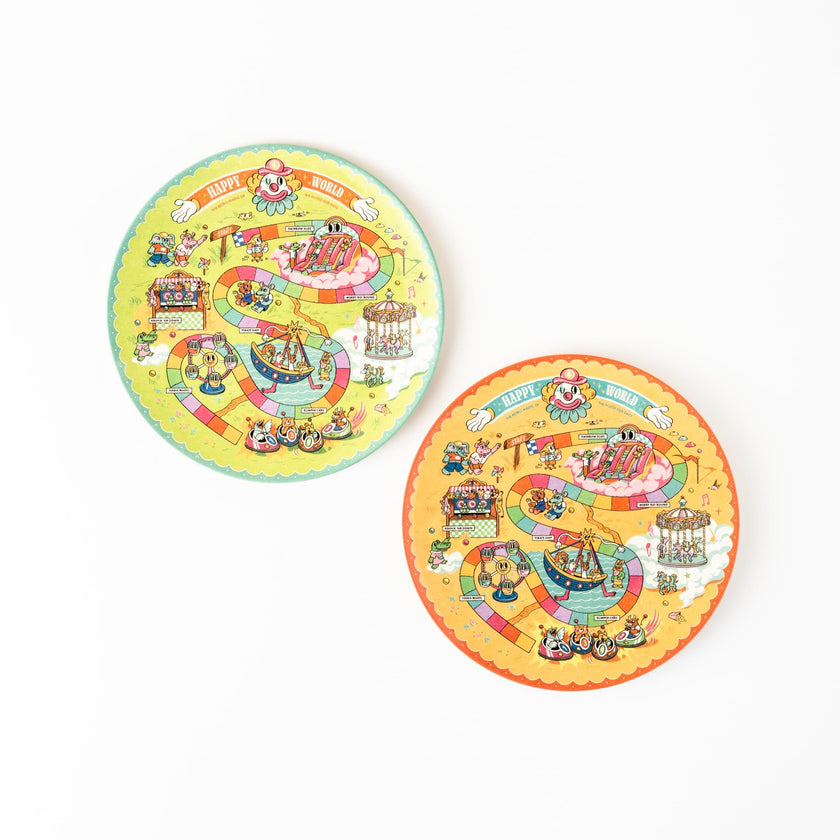 Piatto Happy World (set da 2)