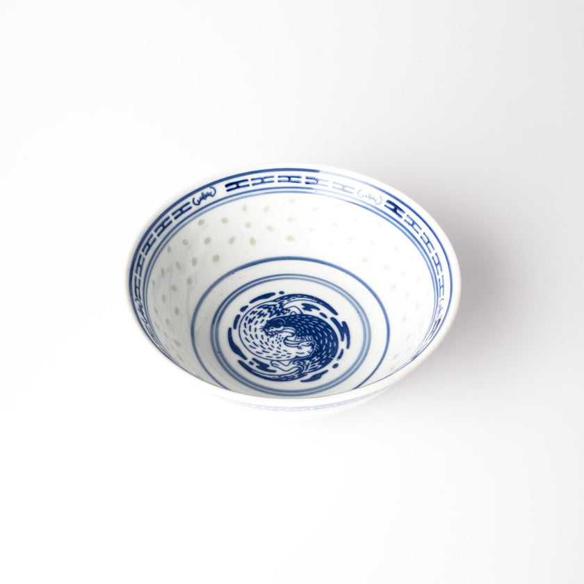 Otters Rice Grain Porcelain - Noodle Bowl (Set of 2)
