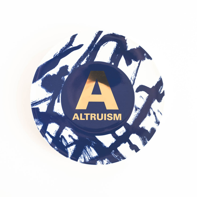 Alfabeto altruistico in porcellana - Altruismo