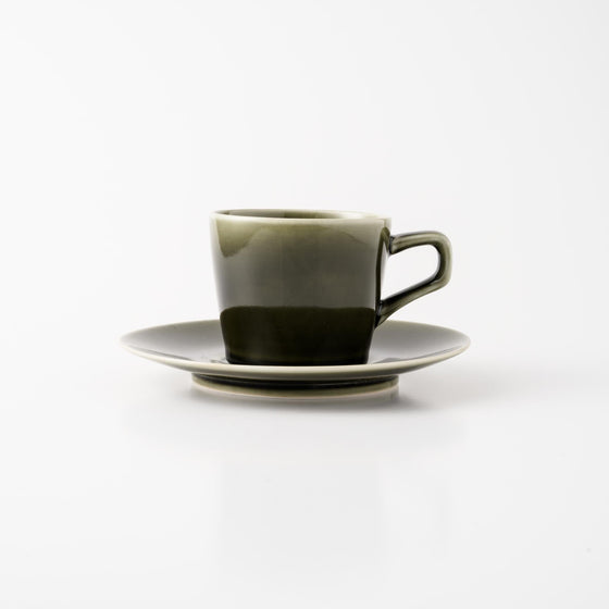 OVAL Cup & Saucer (Olive)
