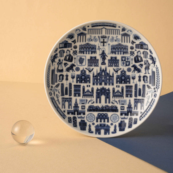 Milan Icons (15cm Porcelain Plate)