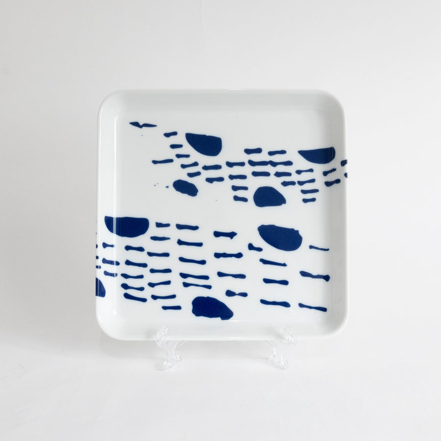 Journey - 21cm Square Tray (White)