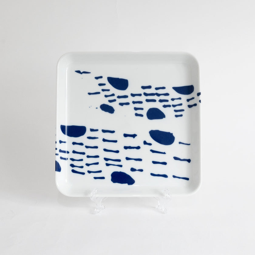 Journey - 21cm Square Tray (White)